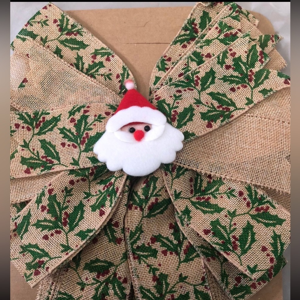 Christmas Tree Topper Bow